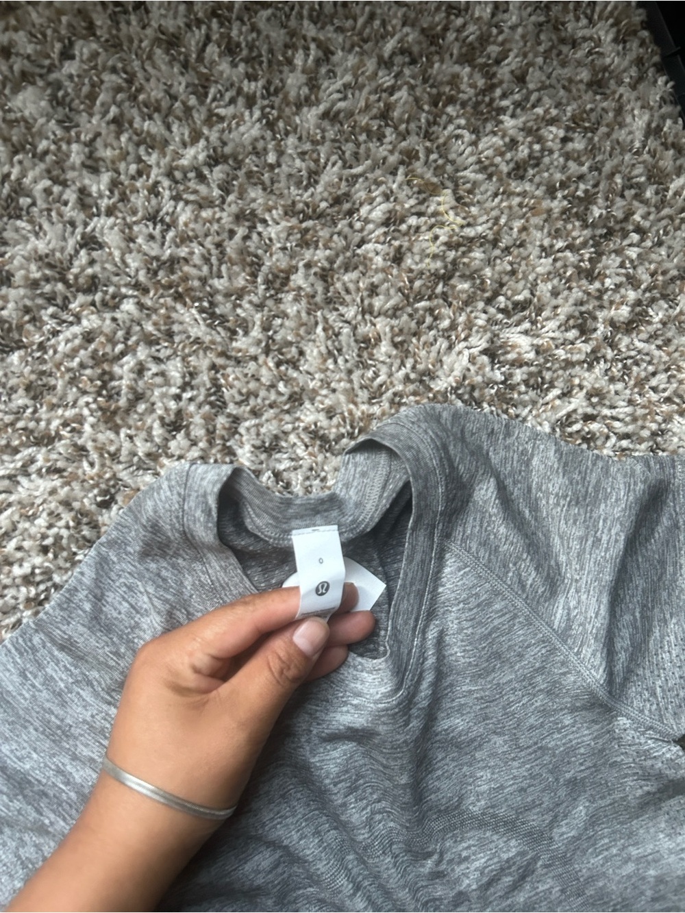 lululemon athletica Kids Heather Gray Crew Sweatshirt